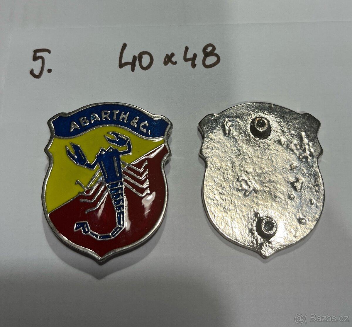 Fiat Abarth štítky - 8