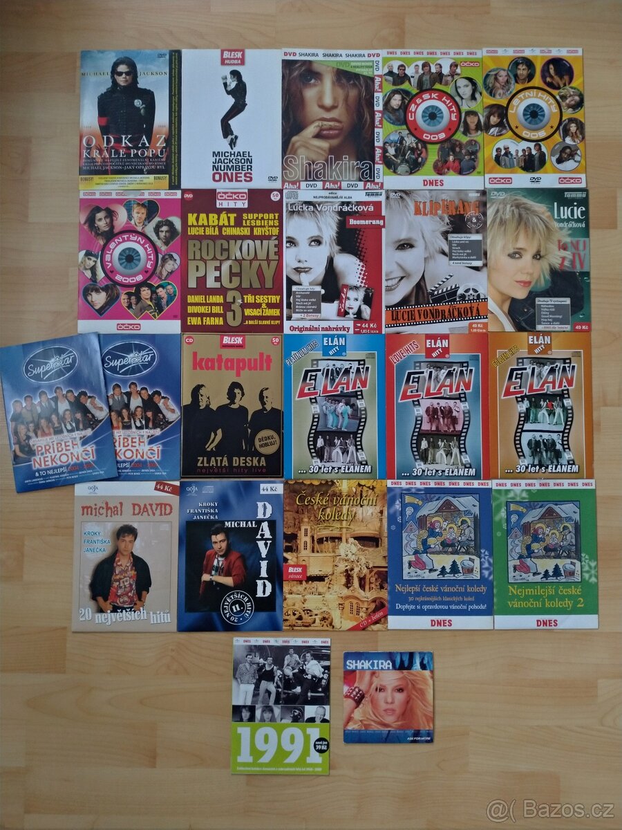 DVD filmy, dokumenty, pohádky a CD hudba original - 8