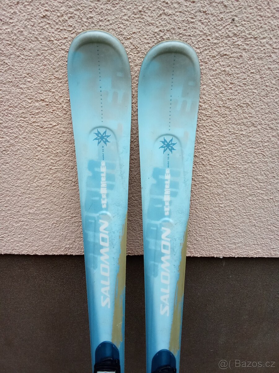 set lyže 160 cm+ boty 41 Salomon - 8