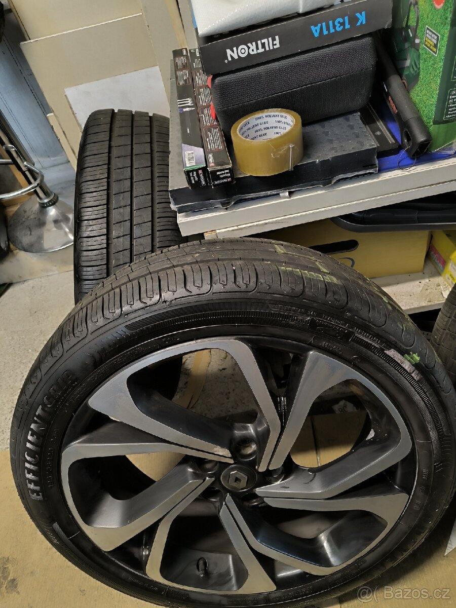 ALU kola Renault Scénic 5x114,3 r20 Originál,pneu 99%+TPMS - 8