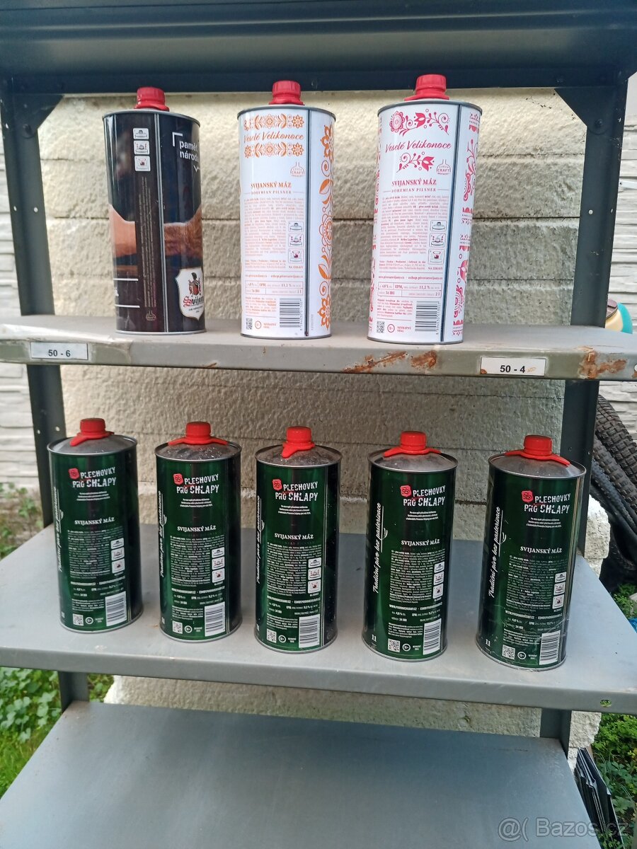 Prodám pivní plechovky Svijany, kus 50 Kč - 8