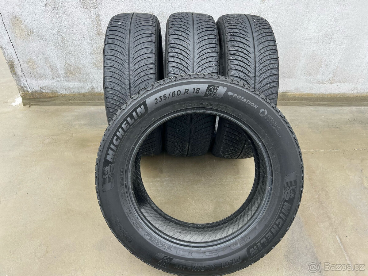 235/60R18 107H sada zimní pneu MICHELIN ALPIN 5 - 8