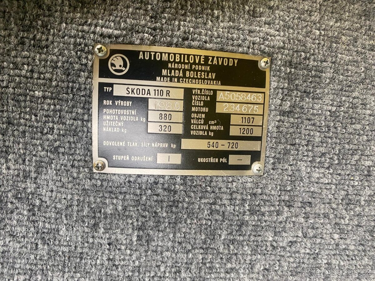 Škoda 110r coupé - 8