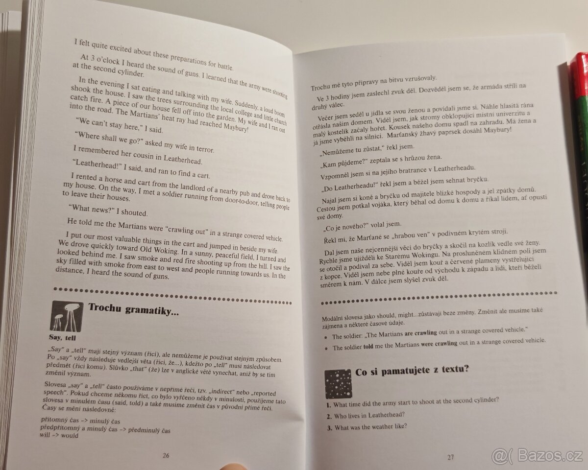 Angličtina DVOJJAZYČNÉ KNIHY 28x - zrcadlový text CZ - AJ - 8