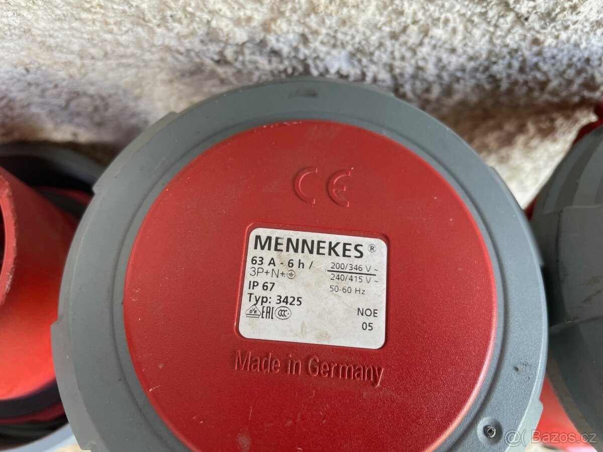 Mennekes vidlice 63A IP67 NOVÉ - 8