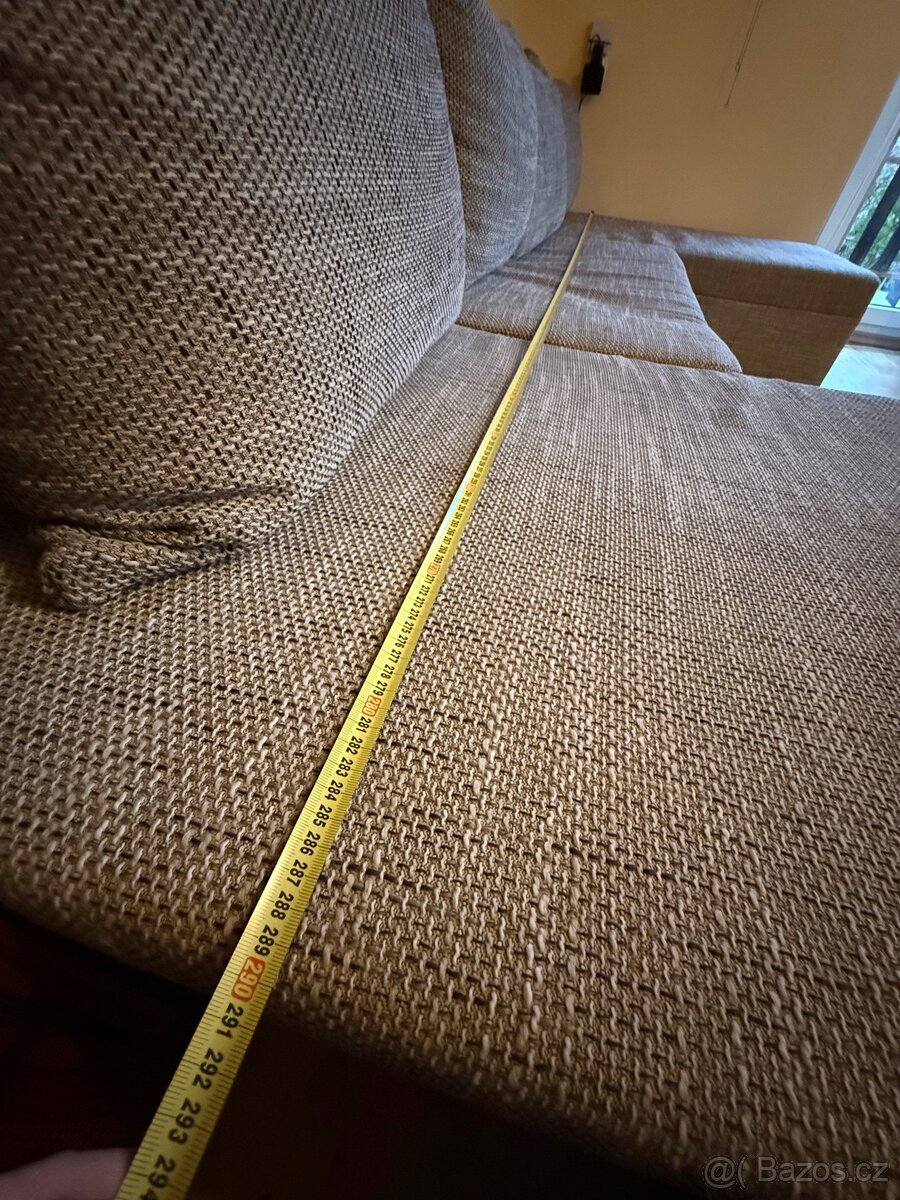 Velká rozkládací pohovka s polštáři - 8