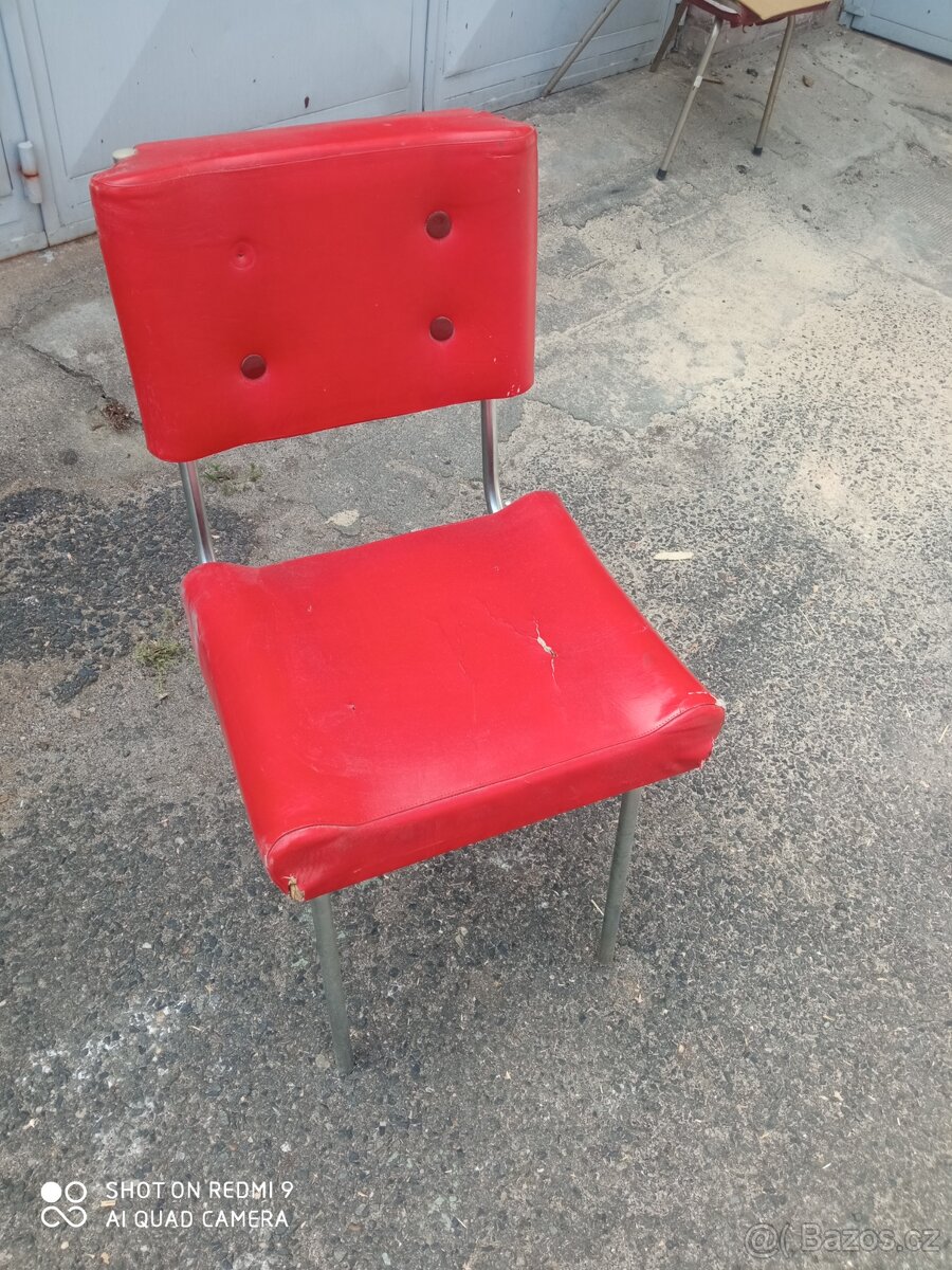 Retro židle chrom - 8