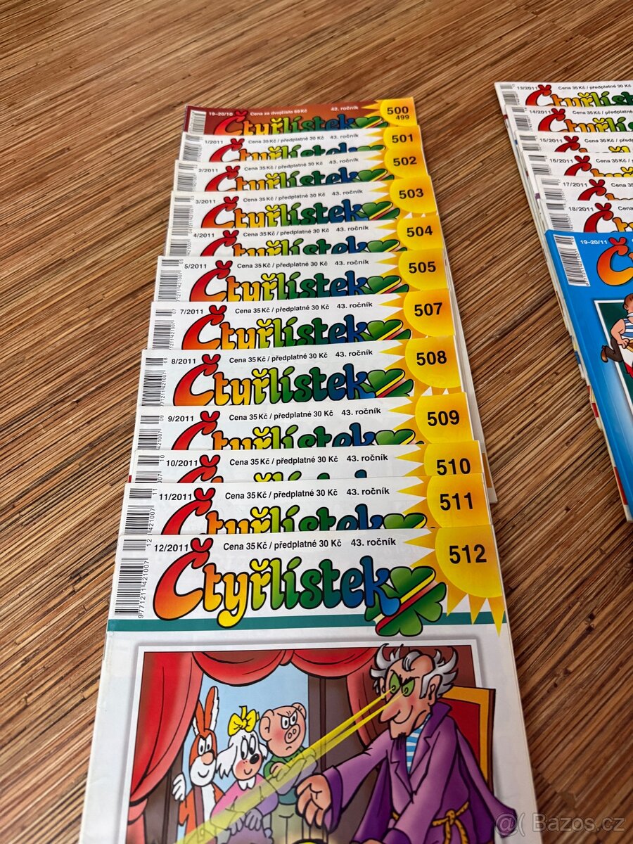 Časopisy čtyřlístek 2010,2011,2012,2013,2014,2015 - 8