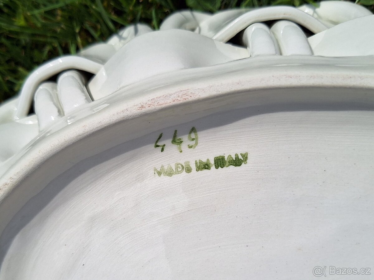 STAROŽITNÁ, PORCELÁNOVÁ VÁNOČNÍ SOUPRAVA - ITÁLIE - 8