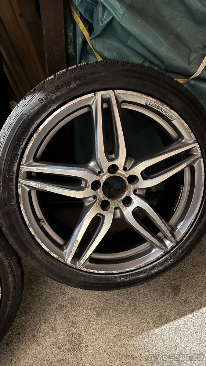 Alu Mercedes AMG R19 dvourozměrné zimní - 8