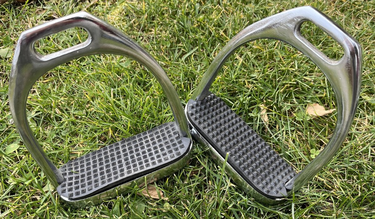 Třmenové řemeny hnědé se třmeny-komplet - 8