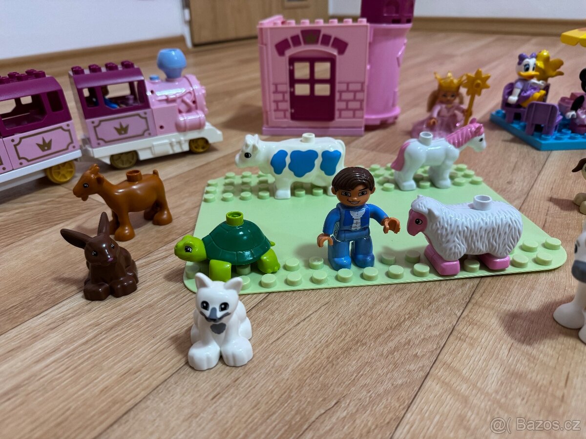 LEGO DUPLO – směs 62 kostek + úložná bedna TOP STAV - 8