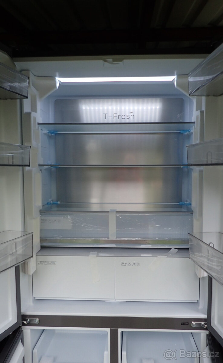 Americká lednice TCL RC456CXE0 nové čti... - 8