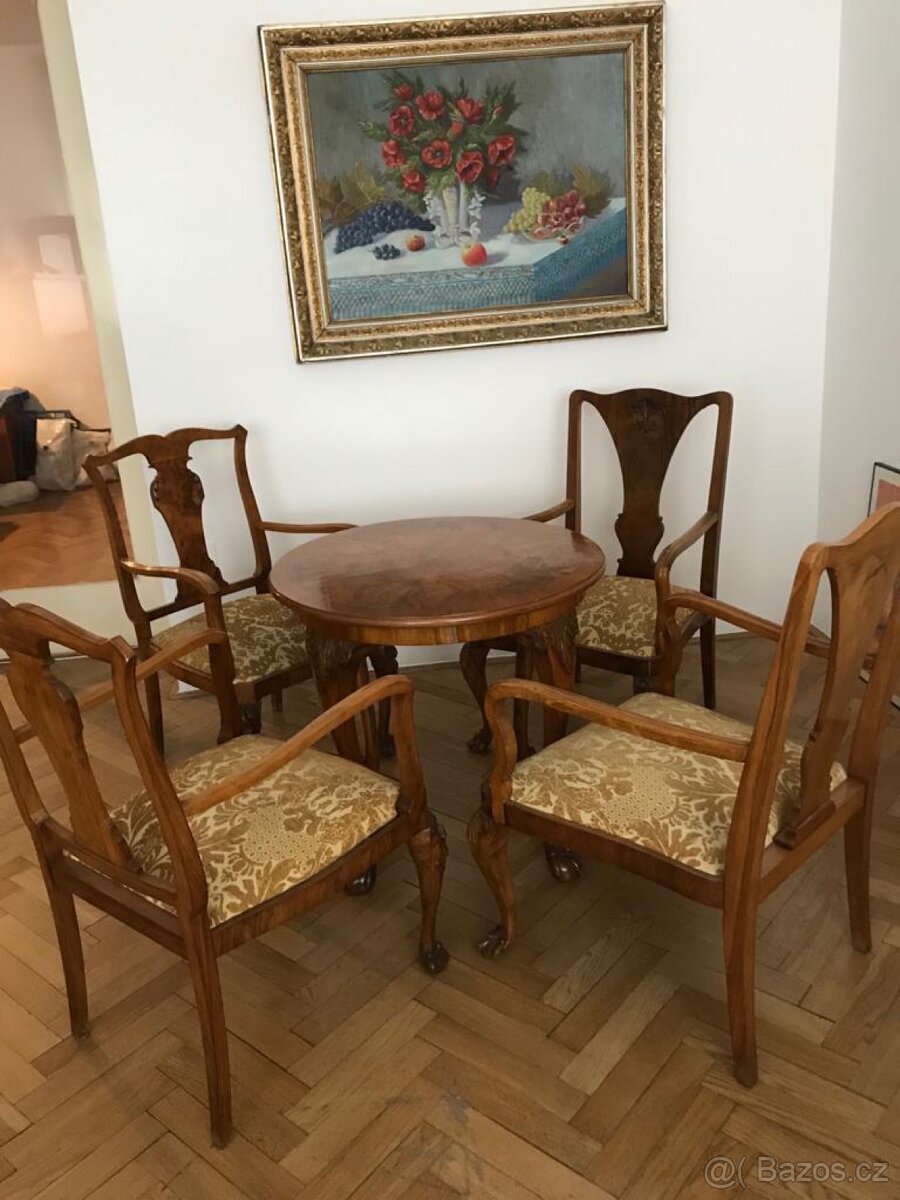 Starožitné křeslo 4ks - 8