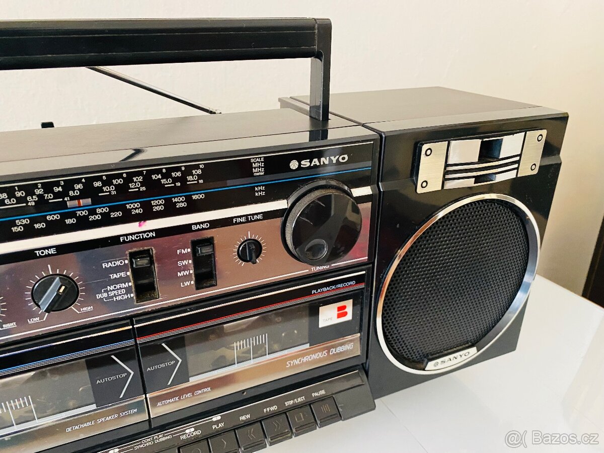 Radiomagnetofon Sanyo M W170l, rok 1987 - 8