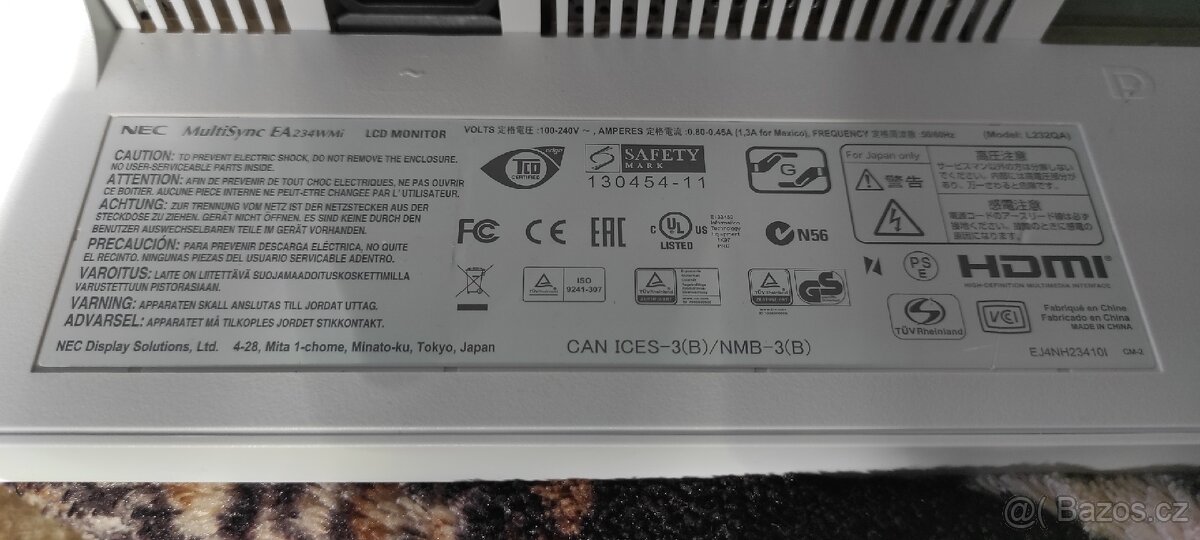 NEC Multisinc EA 234WMI 24" - 8