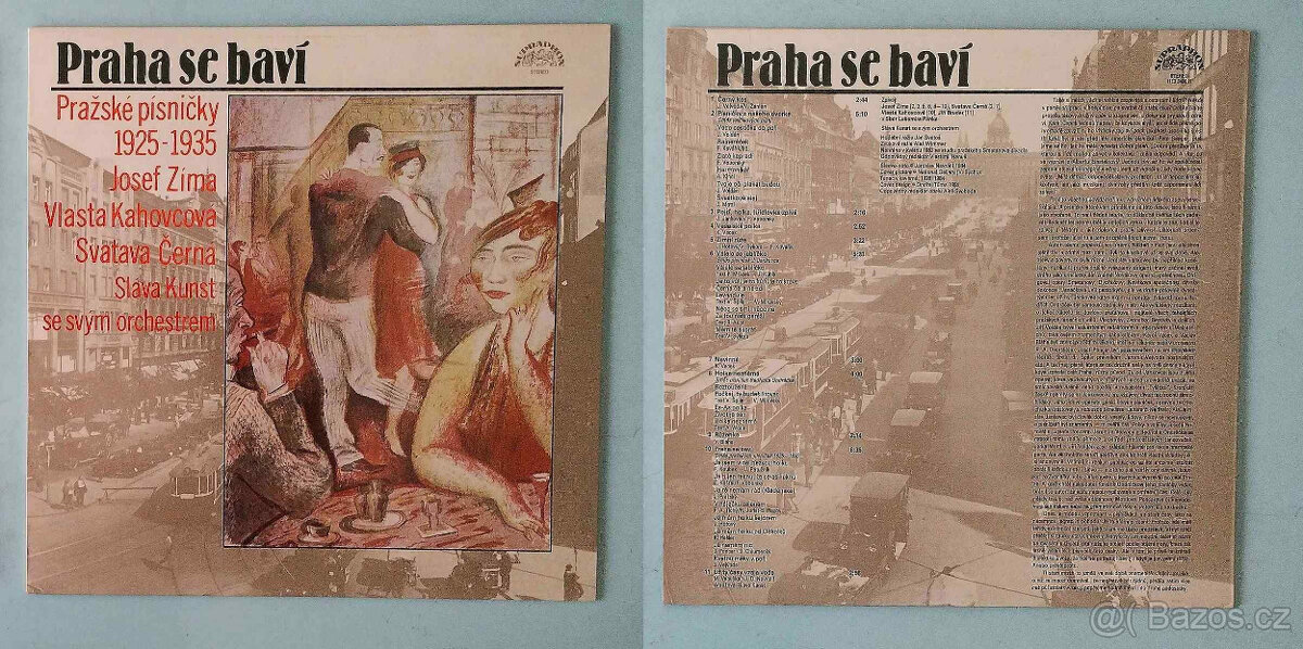 LP desky česká dechovka 14ks + USA dechovka 6ks - 8