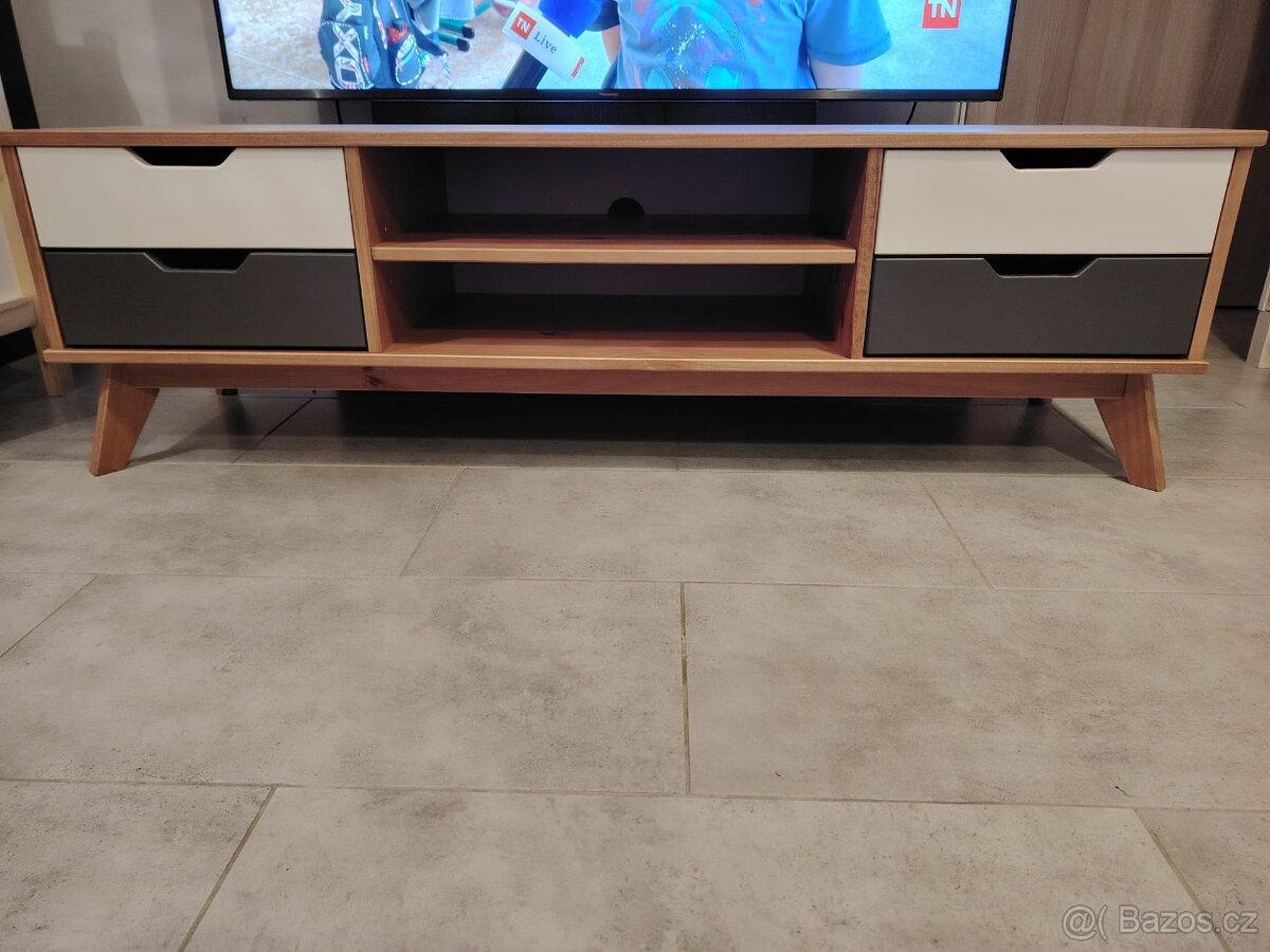 Tv komoda z borovice - 8