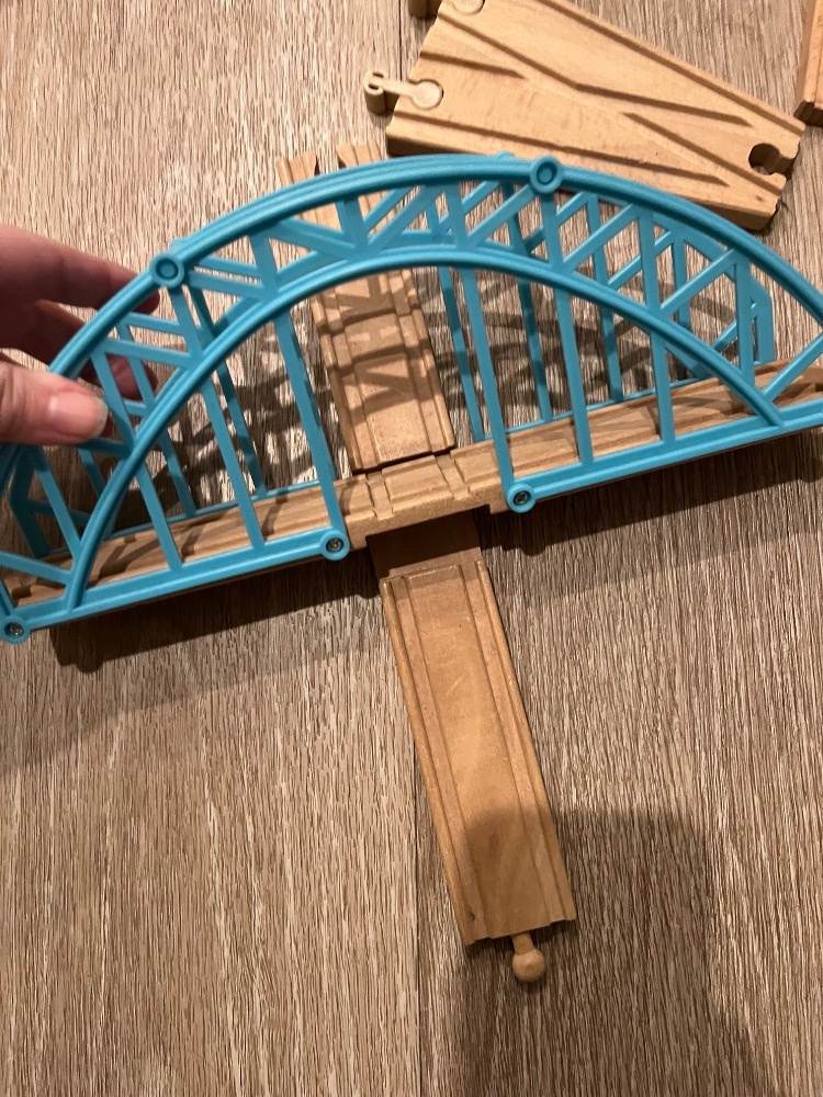 Dřevěná vláčkodráha - elektrická mašinka - 8