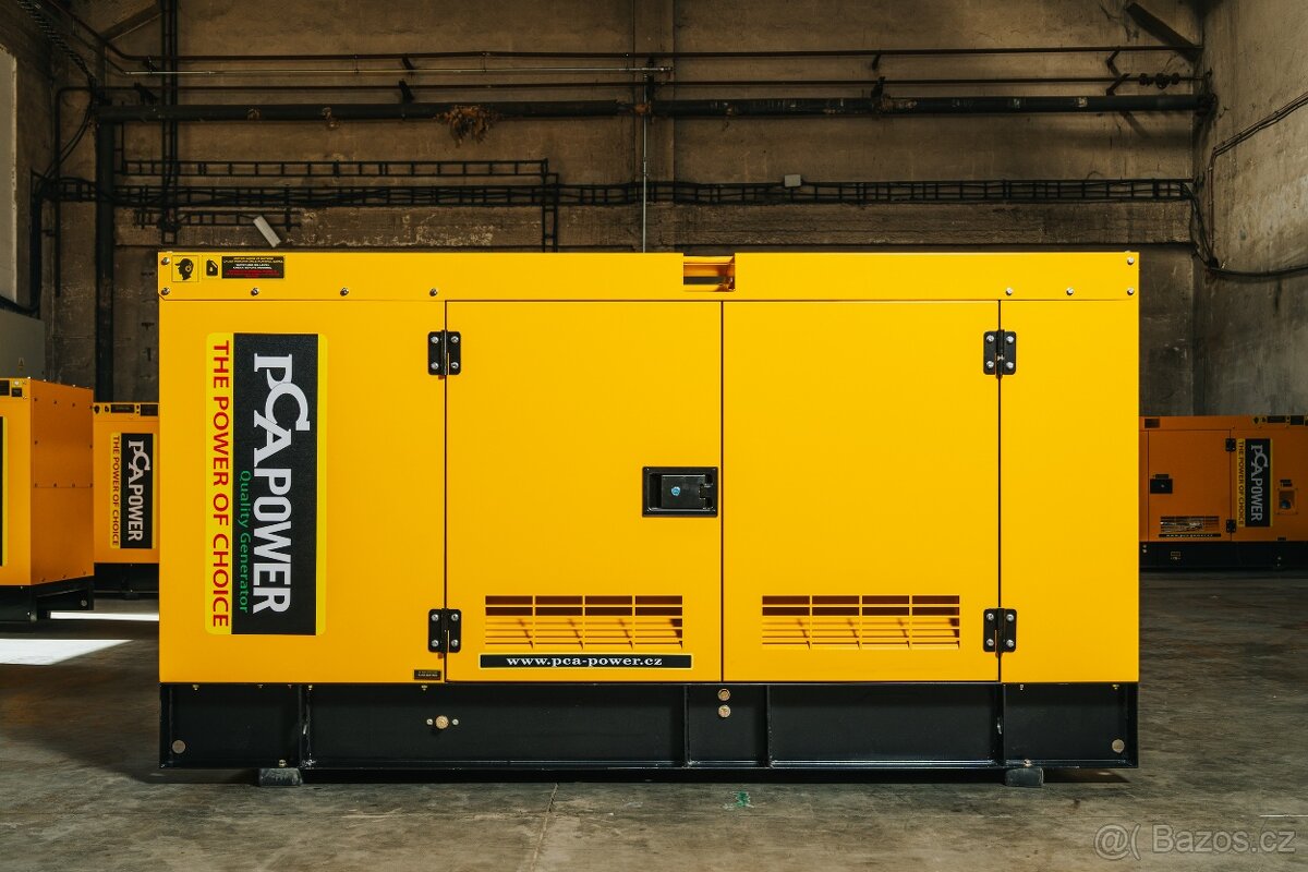 Naftová elektrocentrála PCA POWER PDE-44 kVA s ATS. - 8