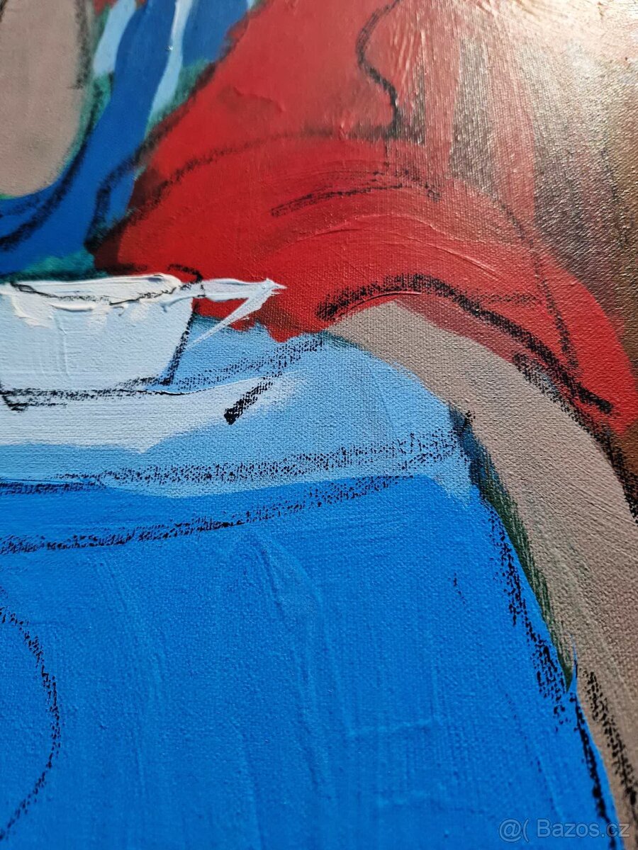 ISAAC MAIMON - Tea Time 1 (Unikat - olejomalba) figurativne - 8