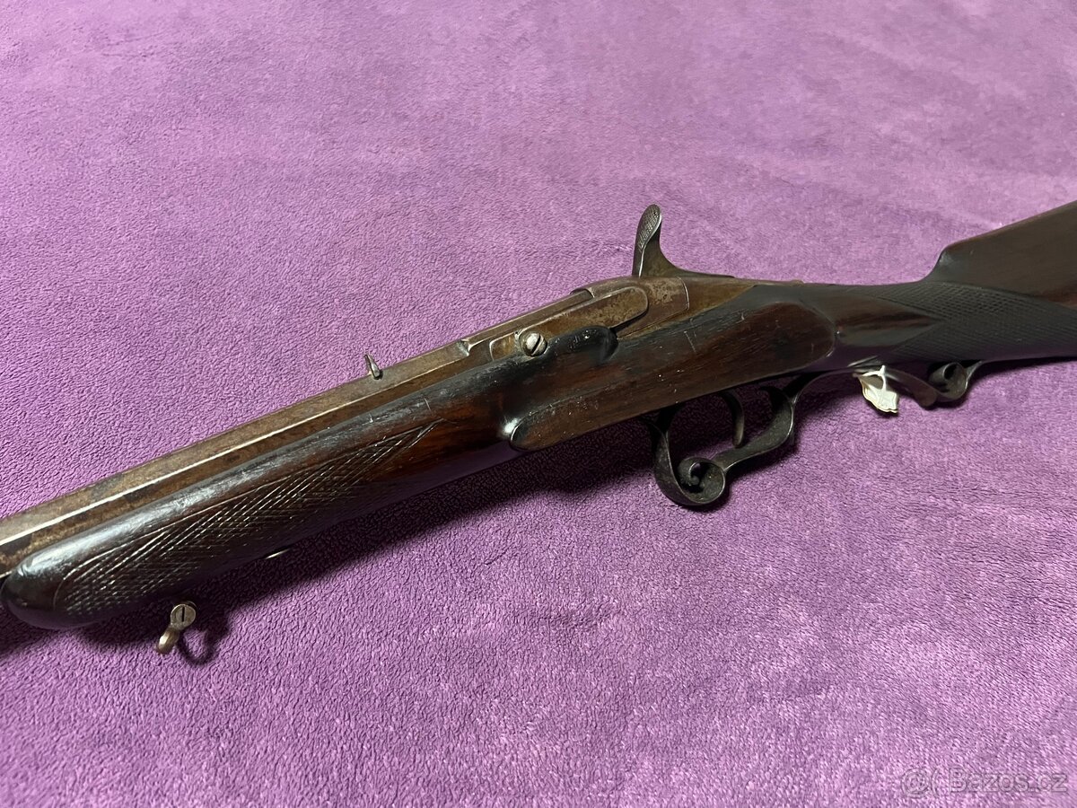 Vzácná Puška Flobert - 9 mm S Drážkou - 8