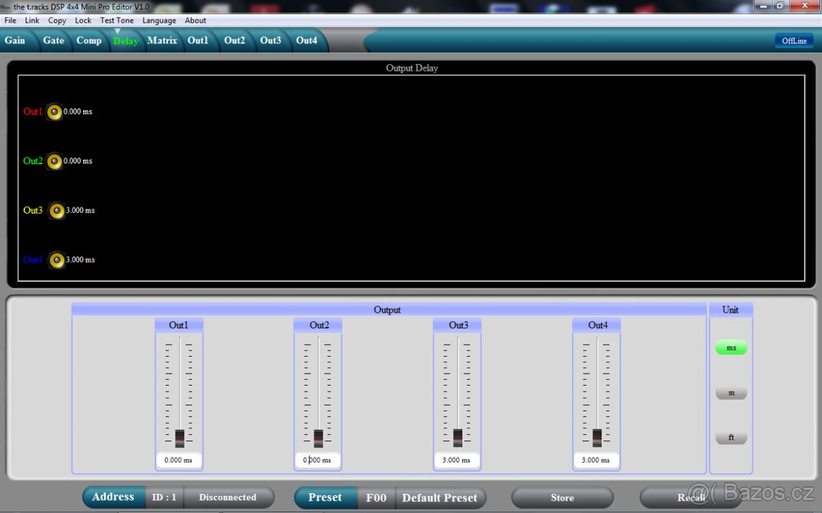 the t.racks DSP 4x4 Mini - 8