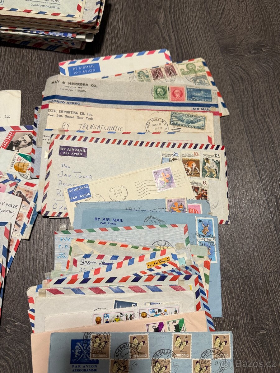 Sbírka známek, poštovní známky - přes 560 kusů celistvostí - 8
