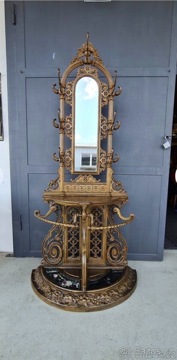 Starožitný podlahový věšák FRANCIE - 8