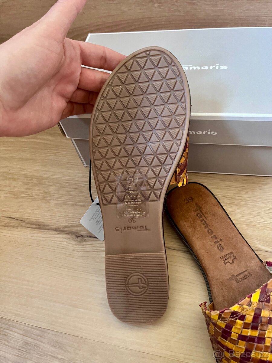 Kožené Pantofle Tamaris - 8