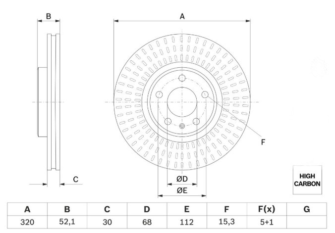 Kotouče, desky Audi B8, C7, Q5 - 8