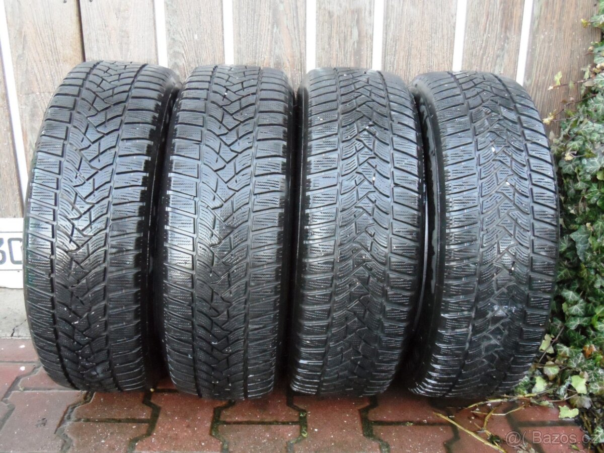 Komplet Zimní Sada Dunlop +Poklice205/60/16 ET 46 5X112 - 8