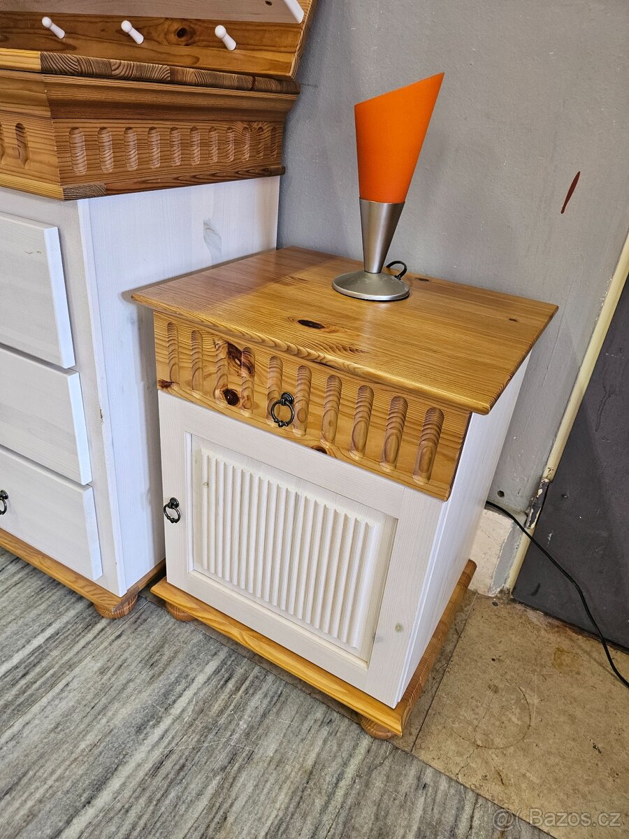 Ložnice postel s úložným prostorem Celodřevená - 8