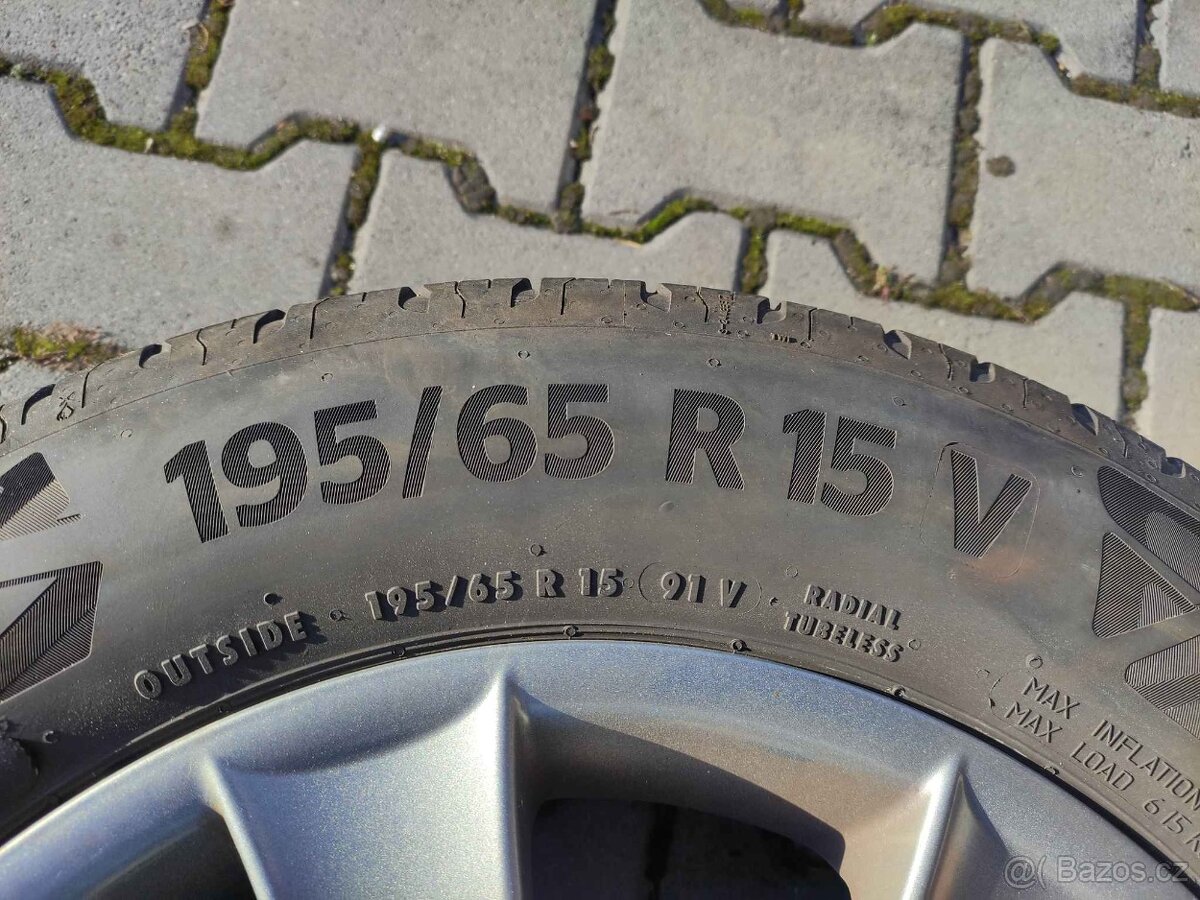 ALU LITÁ KOLA VW GOLF 7,OCTAVIA III 5x112,195/65/15 - 8