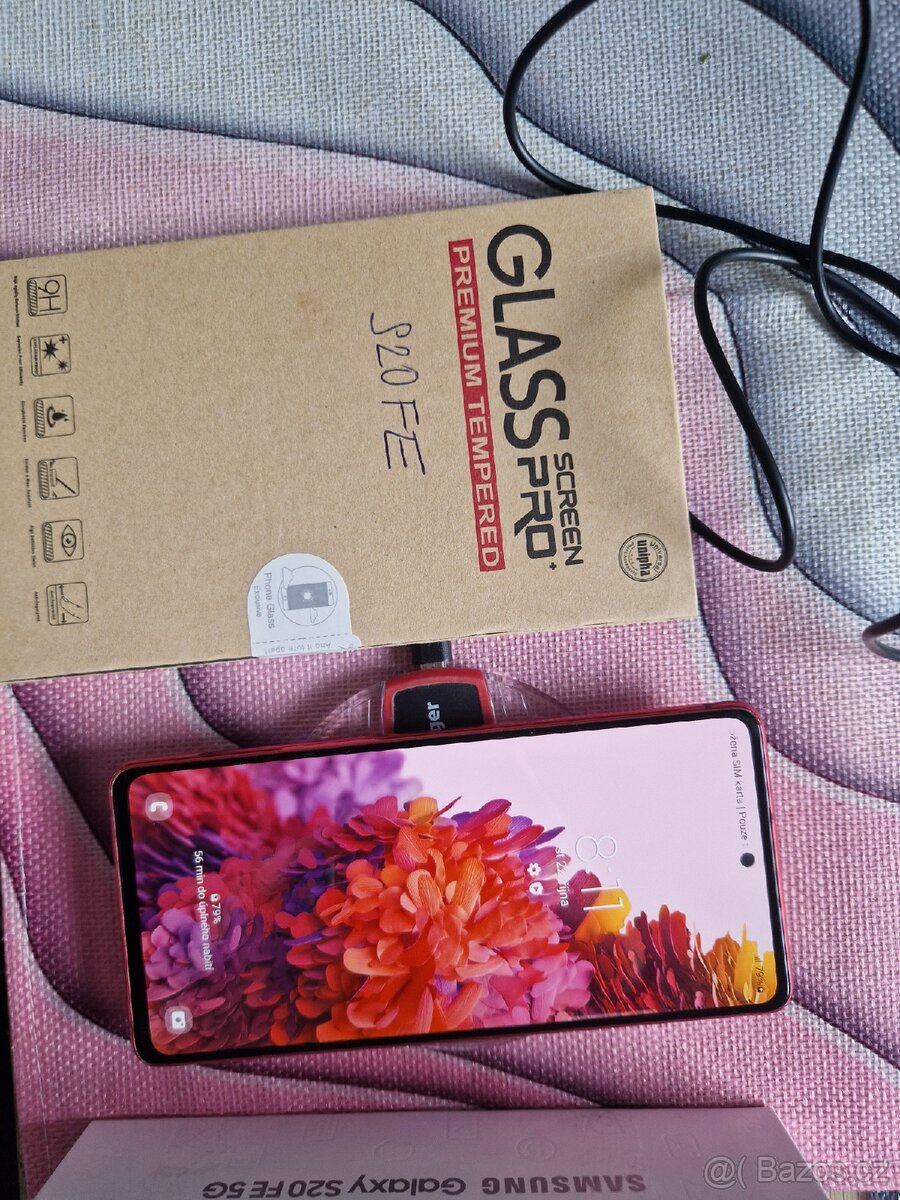 Samsung galaxy dual Sim S20 fe 5g červený s příslušenstvím - 8