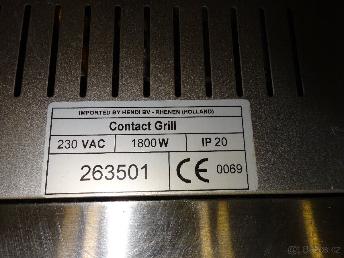 gastro kontaktní grill HENDI CONTACT GRILL - 8