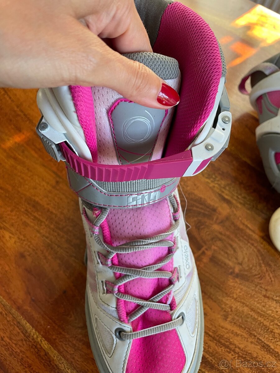 INLINE BRUSLE DĚTSKÉ DÍVČÍ vel. 38-41 (24-26) - 8