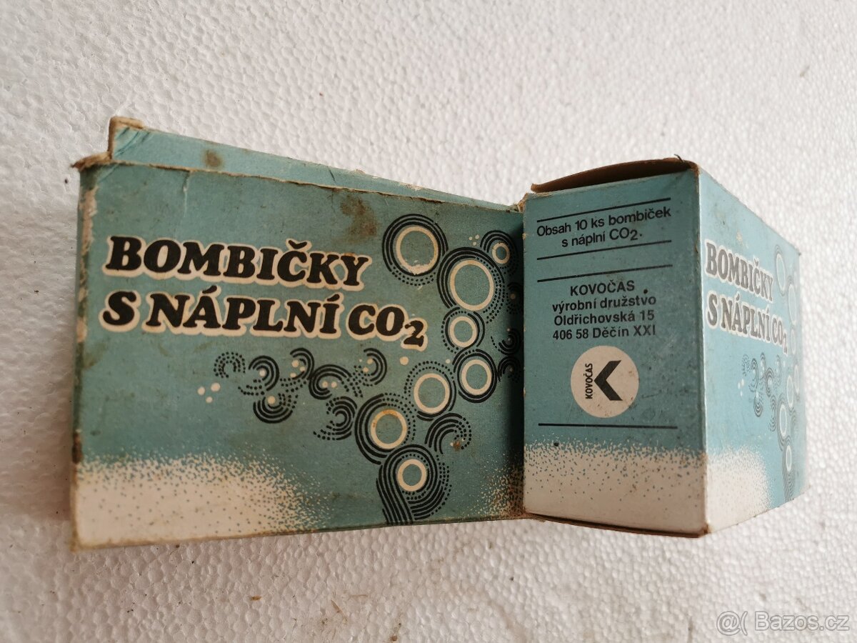 Stará retro sifonová láhev, bombičky - 8