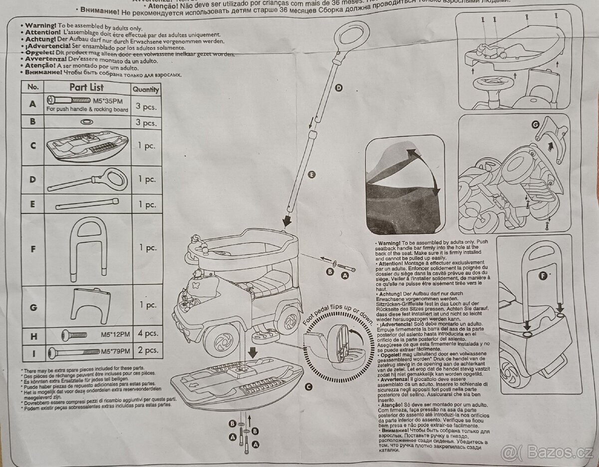 Odrážedlo 4 v 1 Medvídek Pu - 8