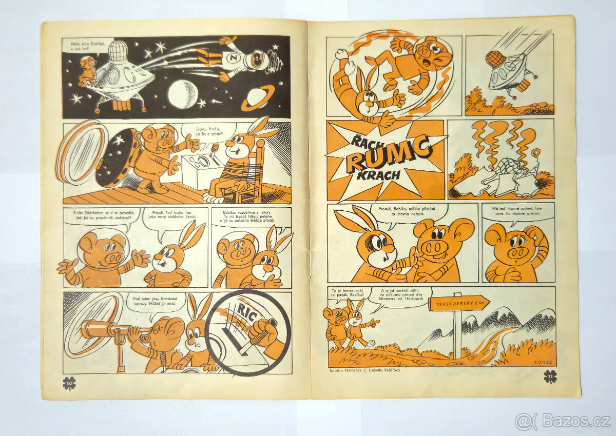 Čtyřlístek č.5 - Dobývá vesmír - Original 1969 - 8