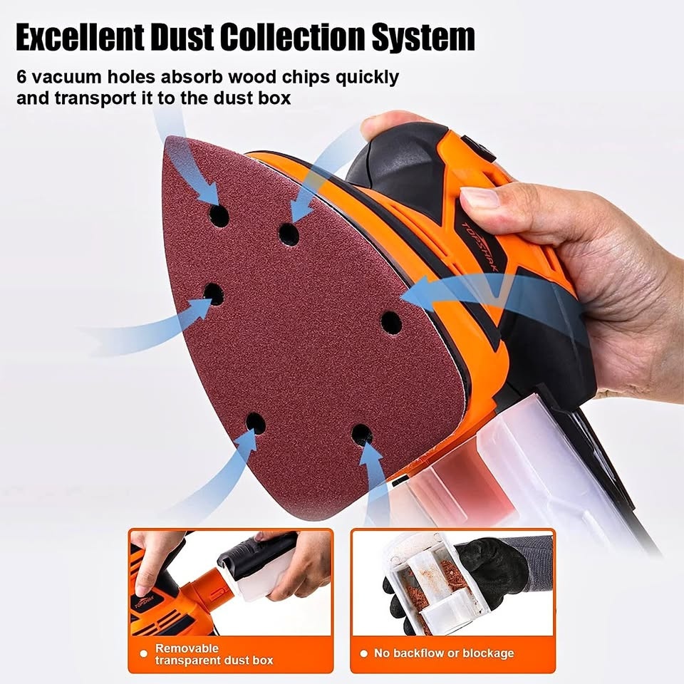 Vibrační delta bruska TOPShak TS-SD3 200W - 8