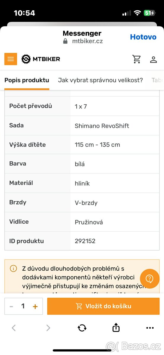 Kellys Lumi 50 vel. 20 - 8