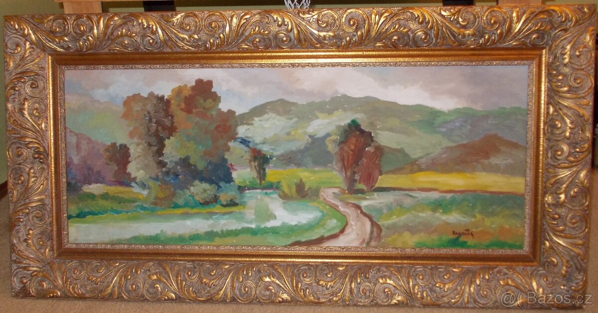 Nabízím velký obraz Cestička k horám autora neznám - 8