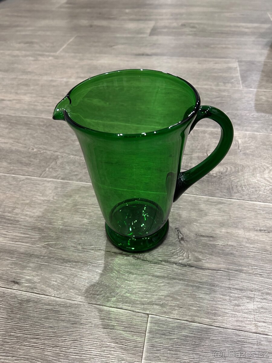 Retro skleněný set - 8