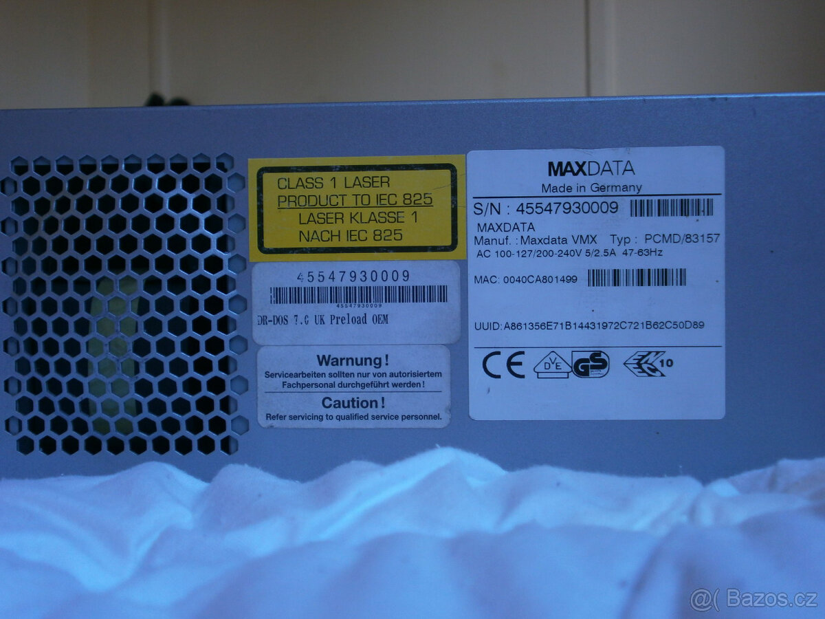 Prodám stolní počítač MaxData, historický kus. - 8