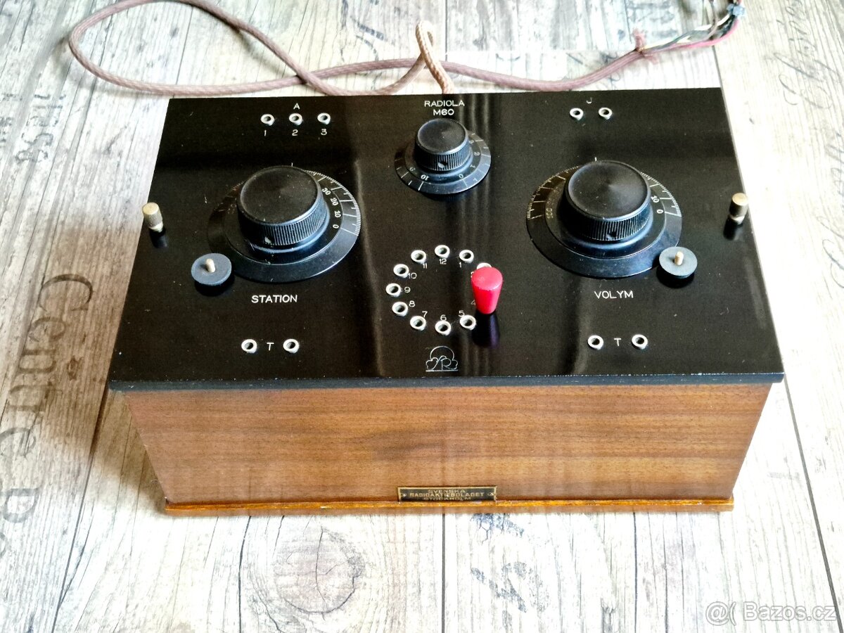 Starožitné rádio Radiola M60, 1927-1928 - 8
