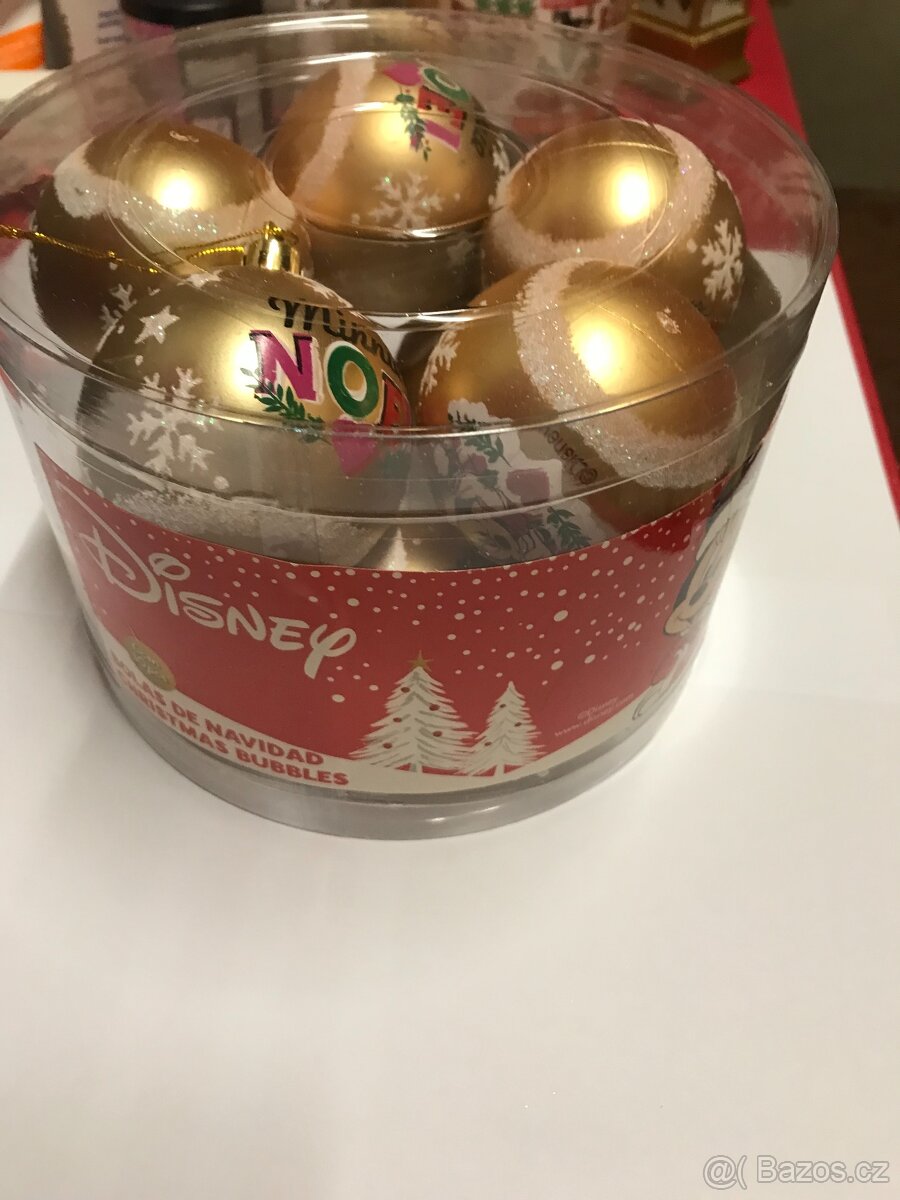 NOVÉ VÁNOČNÍ BÁŇKY OZDOBY DISNEY - 8