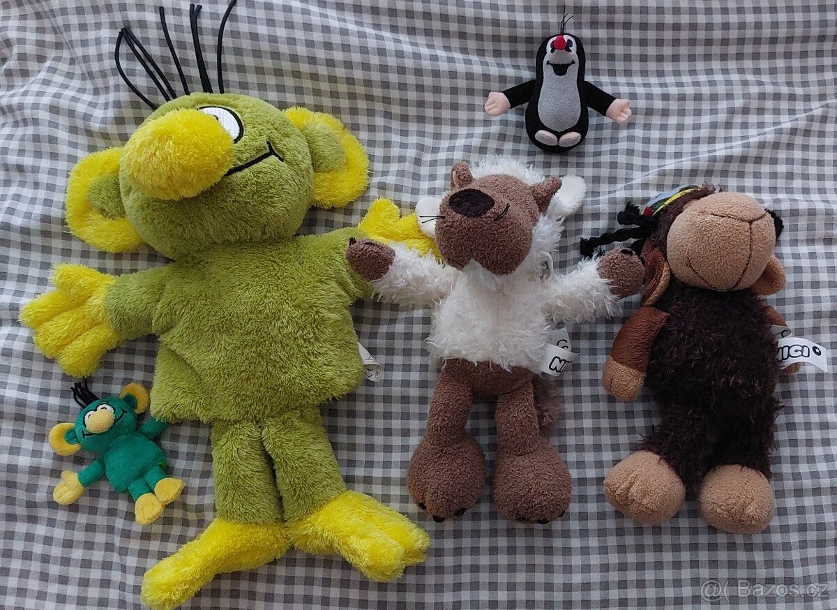 Plyšáci, Hatchimals, Krteček, Nici, Rákosníček, Angry, garáž - 8