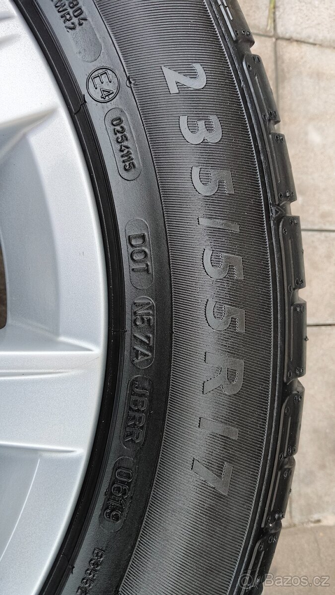 ALU SADA VOLKSWAGEN TIGUAN 17" + PNEU 235/55 R17 - 8