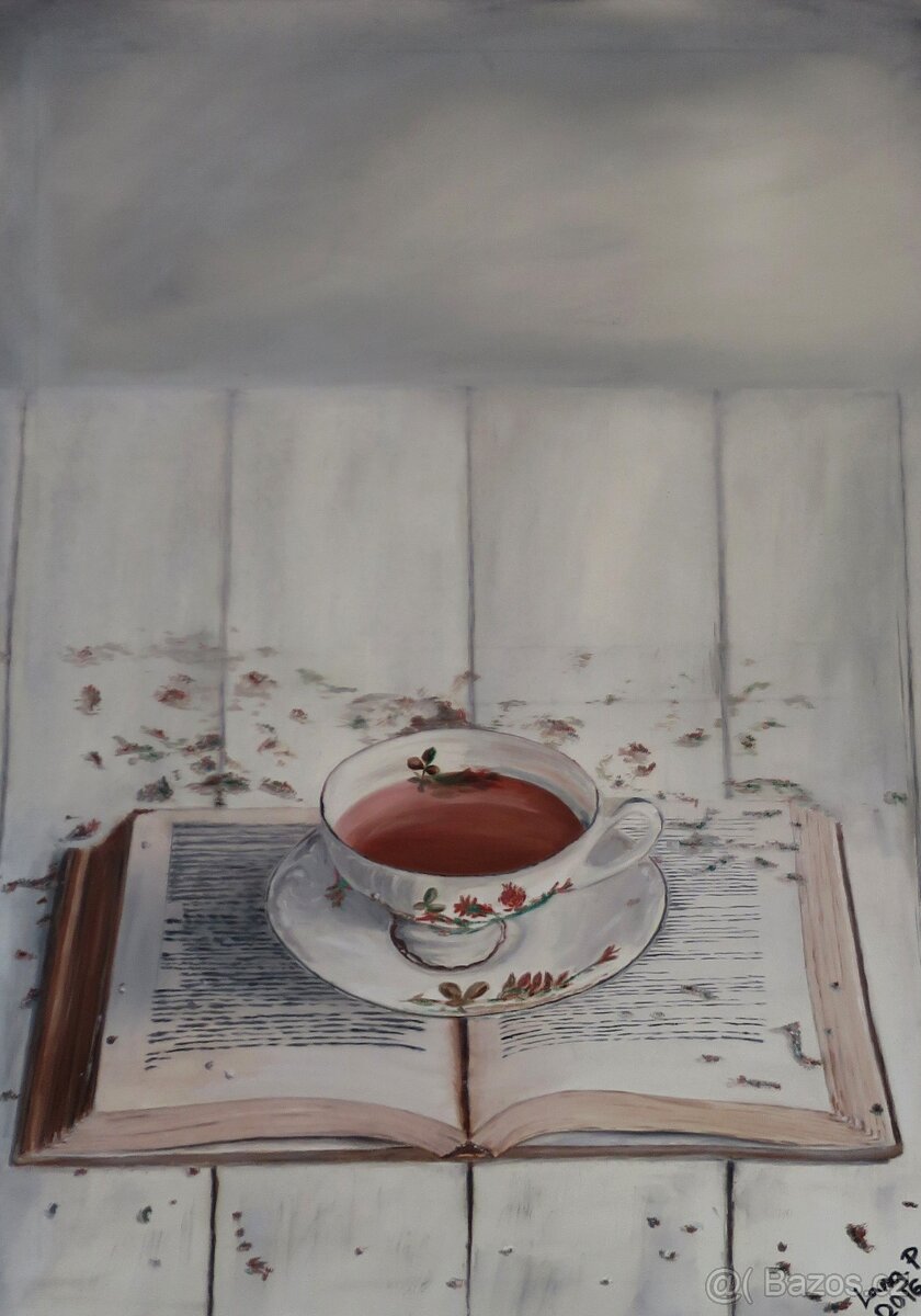 Ručně malovaný obraz – zátiší - 8